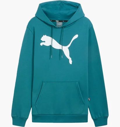 Худи мужское Puma Big Cat Logo Hoodie Light Blue 672712-23