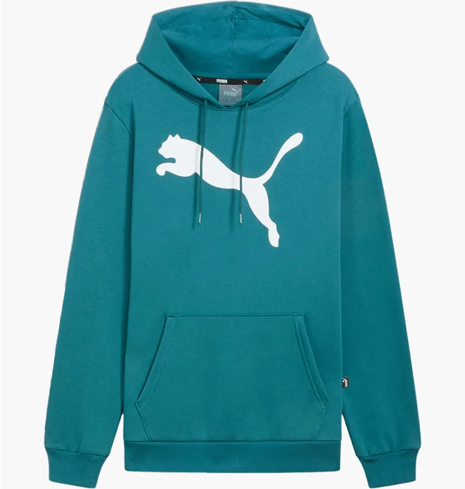 Худи мужское Puma Big Cat Logo Hoodie Light Blue 672712-23