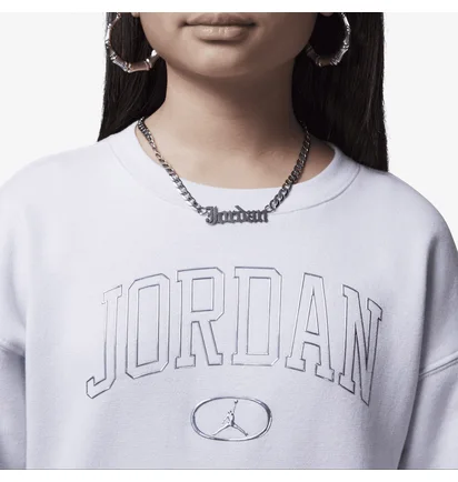 Світшот дитячий Air Jordan Dj 1St Crew Grey 45D528-G7H