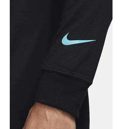 Лонгслів чоловічий Nike T-Shirtlebron Black FQ4908-010