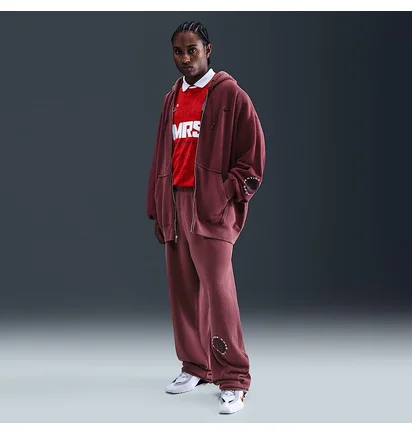 Толстовка унисекс Nike Martine Rose Full-Zip Bordo HM9029-613
