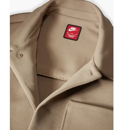 Пальто чоловіче Nike Sportswear Tech Fleece Reimagined Oversized Shacket Brown FB8167-247