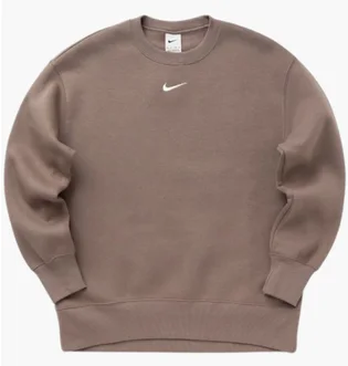 Свитшот женский Nike Sportswear Phoenix Fleece Brown FZ4270-233