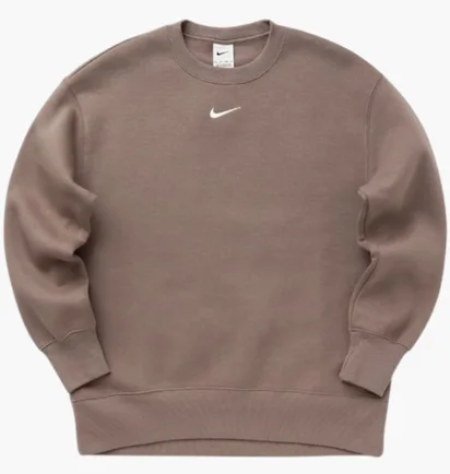 Свитшот женский Nike Sportswear Phoenix Fleece Brown FZ4270-233