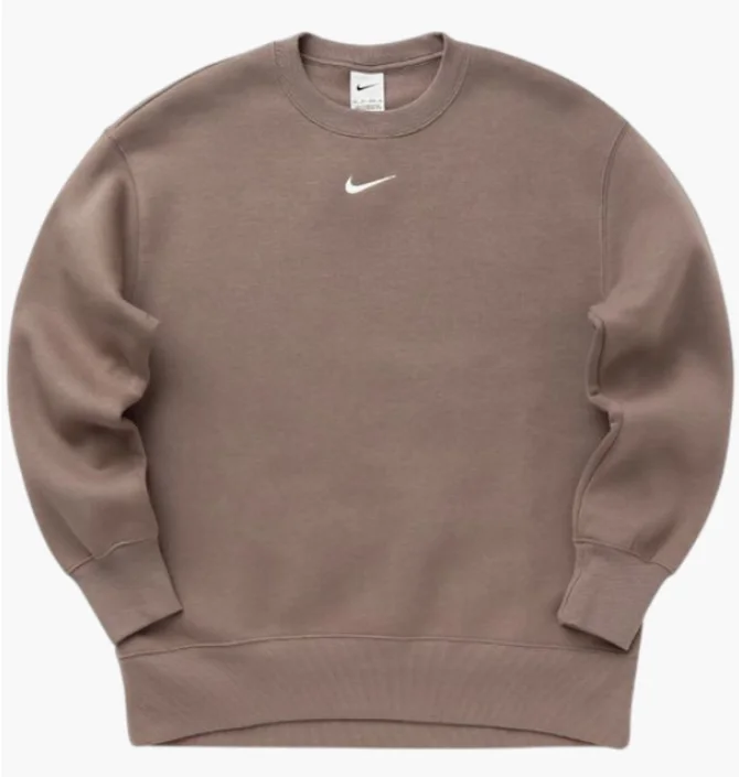 Свитшот женский Nike Sportswear Phoenix Fleece Brown FZ4270-233