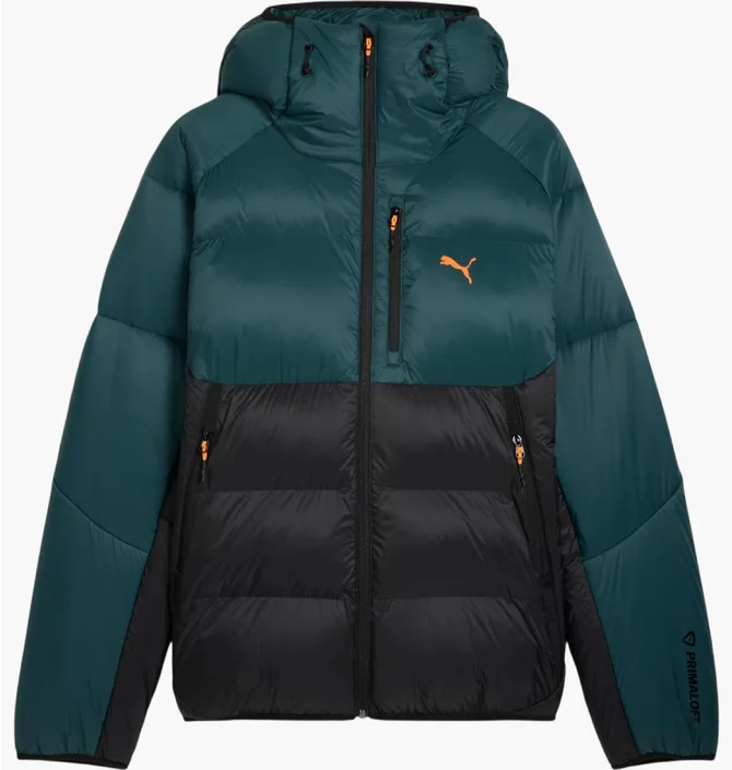 Пуховик мужской Puma Primaloft Turquoise/Black 632165-75