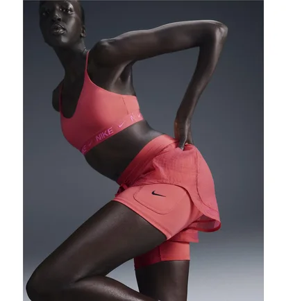 Топ женский Nike Indy Light Support Padded Adjustable Sports Bra Pink FD1062-629