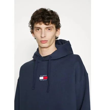 Худи мужское Tommy Jeans Tommy Badge Blue DM0DM10904-C87