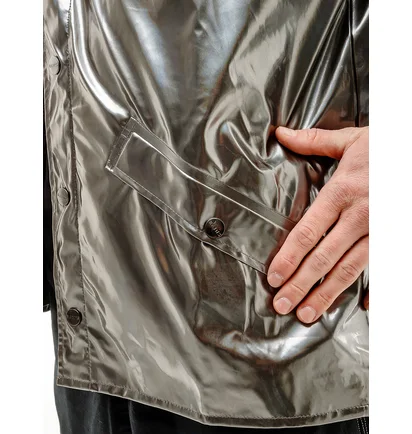 Куртка чоловіча Rains Jackets Metallic 1801-HOLOGRAPHICSTEEL