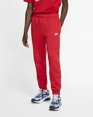 Штаны мужские Nike Club Jggr Bb Red Bv2671-657