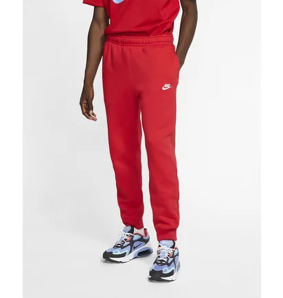 Штаны мужские Nike Club Jggr Bb Red Bv2671-657