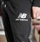 Штаны мужские New Balance Nb Ess Stacked Logo Black MP03558BK