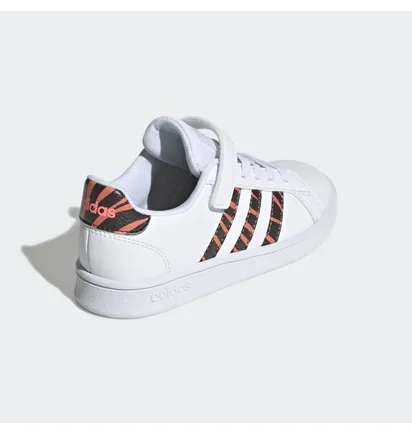 Кросівки дитячі Adidas Grand Court Tiger-Print Shoes White Gz1075