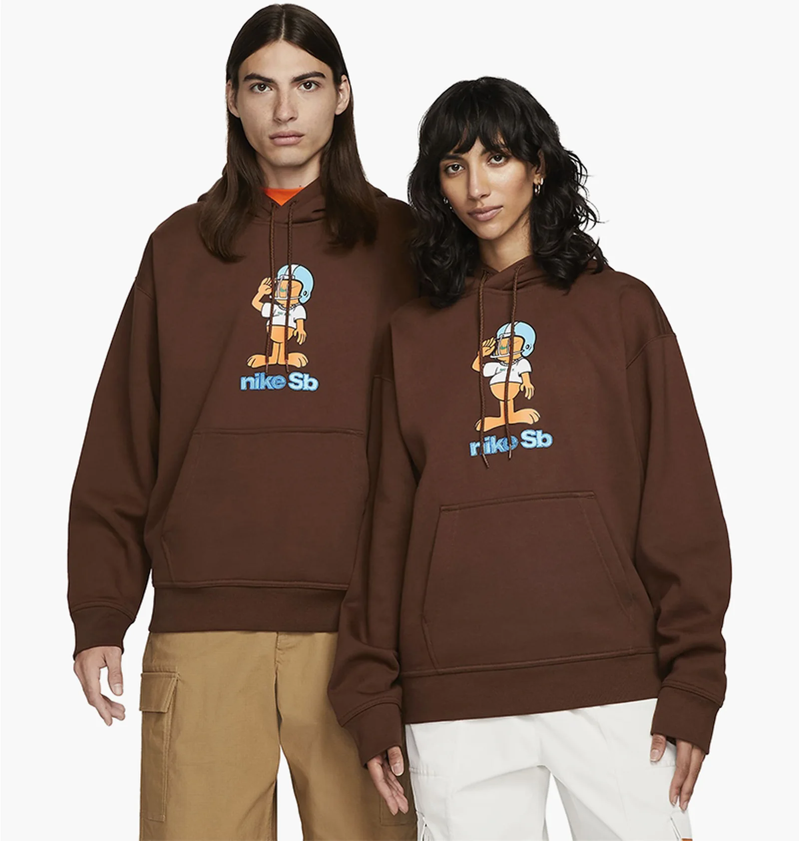 ᐉ Худі унісекс Nike Sb Fleece Skate Pullover Hoodie Brown FN0547