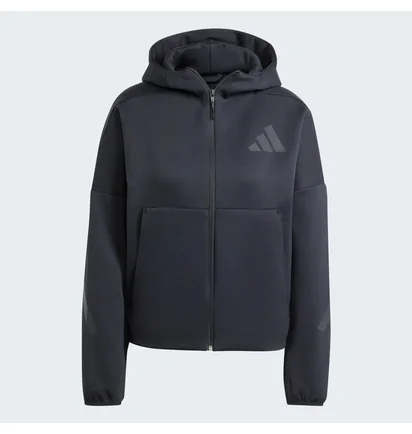 Толстовка женская Adidas Z.N.E. Full-Zip Hoodie Black JE7848