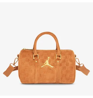 Сумка жіноча Air Jordan Suede Monogram Mini Duffel (3L) Brown MA9209-X6X