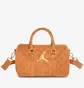 Сумка женская Air Jordan Suede Monogram Mini Duffel (3L) Brown MA9209-X6X