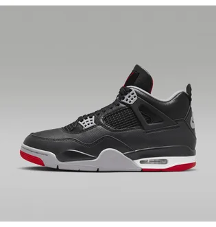 Кросівки чоловічі Air Jordan 4 Retro Bred Reimagined Black FV5029-006