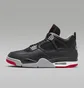 Кросівки чоловічі Air Jordan 4 Retro Bred Reimagined Black FV5029-006
