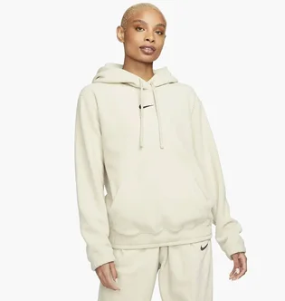 Худи женское Nike Sportswear Pullover Fluffy Therma Warm Hoodie Beige FB8972-206