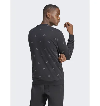 Світшот чоловічий Adidas Monogram Graphic Black IV9354