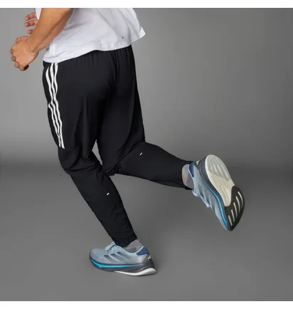 Штаны мужские Adidas Own The Run 3-Stripes Black IK4982