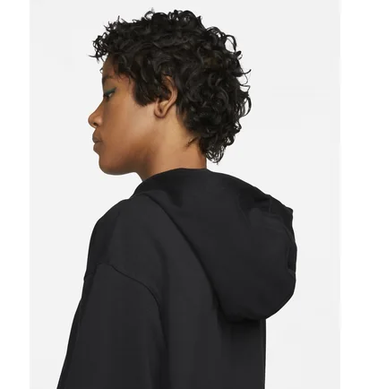 Толстовка жіноча Nike W Nsw Jrsy Os Fz Hoodie Black DM6415-010