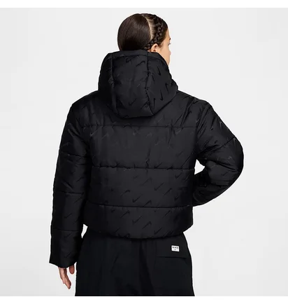 Куртка жіноча Nike Nsw Tf Snfl Nk Clsc Pfr Aop Black FV7941-010