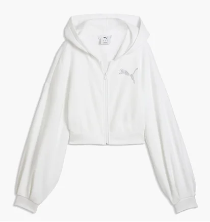 Худі жіноче Puma Essentials Graphics Bedazzled White 635394-02