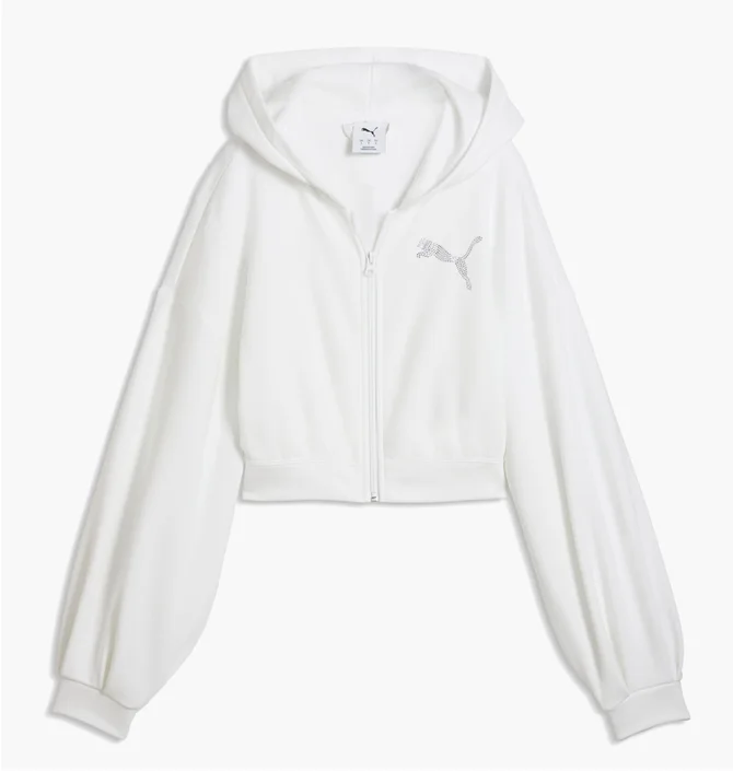 Худі жіноче Puma Essentials Graphics Bedazzled White 635394-02