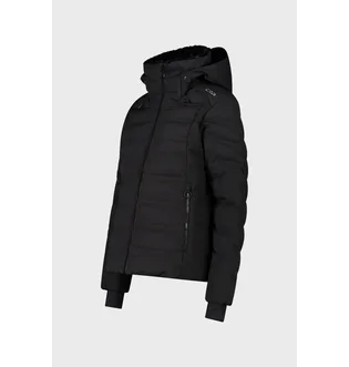 Куртка женская CMP Jacket Fix Hood Feel Warm Black 34W4406-U901