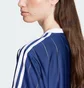 Футболка женская Adidas Adicolor 3-Stripes Pinstripe Blue IY7228