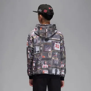 Худі дитяче Air Jordan Brkln Aop Flc Grey 95F089-023