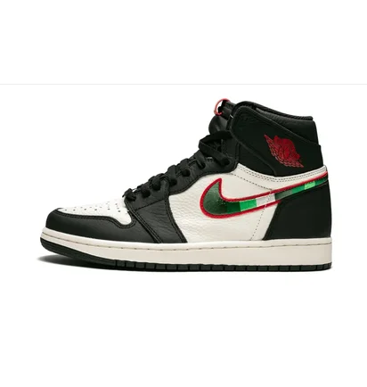 Кроссовки мужские Air Jordan 1 Retro High Og Beige/Black 555088-015