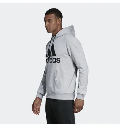 Худи мужское Adidas Must Haves Badge Of Sport Hoodie Grey DT9947