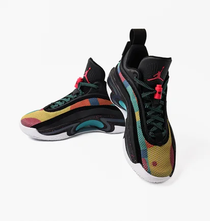 Кроссовки мужские Air Jordan Xxxvi Low Washed Teal Black Dh0833-063