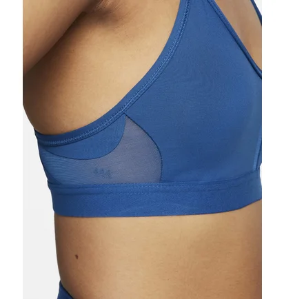 Топ женский Nike Padded V-Neck Sports Bra Blue CZ4456-477