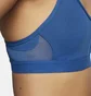 Топ женский Nike Padded V-Neck Sports Bra Blue CZ4456-477
