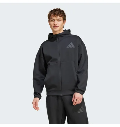 Куртка чоловіча Adidas Z.N.E. Full-Zip Hooded Track Jacket Black JE7538