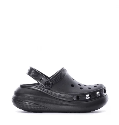 Тапочки женские CROCS Classic Crush Clog Black 207521-001