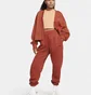 Штаны женские Nike Sportswear Phoenix Fleece High-Waisted Oversized Sweatpants Orange DQ5887-832