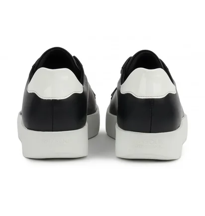 Кросівки жіночі Barbour Leather Trainers Black LFO0407BK32