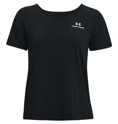 Футболка женская Under Armour Rush Energy Core Short Sleeve Training Top Black 1365683-001