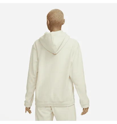 Худи женское Nike Sportswear Pullover Fluffy Therma Warm Hoodie Beige FB8972-206