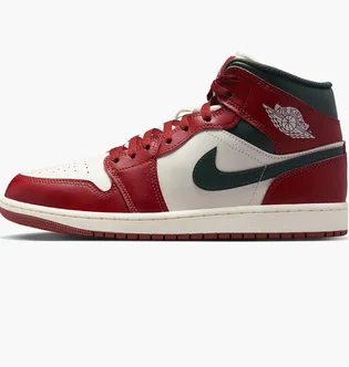 Кроссовки мужские Air Jordan 1 Mid Red/Beige DQ8426-105