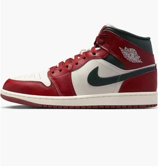 Кроссовки мужские Air Jordan 1 Mid Red/Beige DQ8426-105