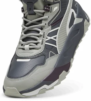 Кроссовки унисекс Puma Trinity Mid Hybrid L Black/Grey 393985-10