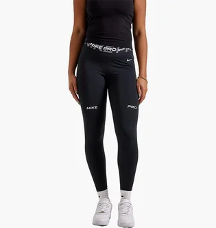 Легінси жіночі Nike Pro Mid-Rise Graphic Leggings Black FV7397-010