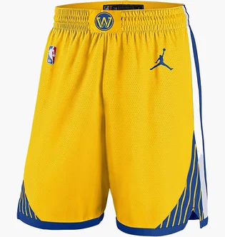 Шорты мужские Nike Nba Golden State Warriors Swingman Yellow/Blue CV9560-728