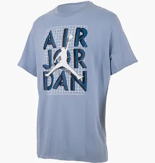 Футболка мужская Air Jordan Brand Jm Stack Ss Crew Blue FN5978-436